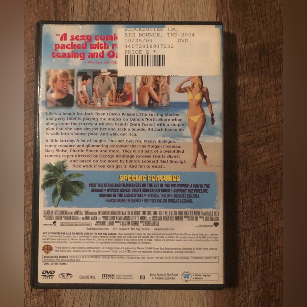 The Big Bounce DVD - Picture 2 of 4